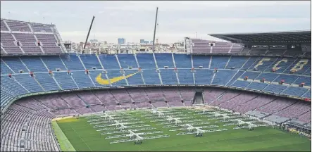  ?? Foto: fcb ?? El Camp Nou está entrando en los últimos partidos antes de las obras