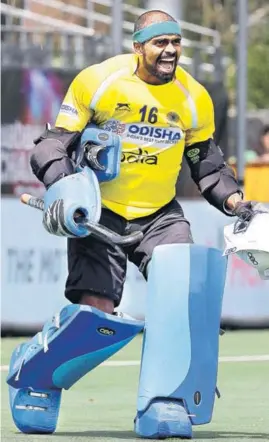  ??  ?? ■ PR Sreejesh says being a goalkeeper had taught him to compete with himself in order to remain at the height of his abilities. GETTY IMAGES