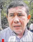  ??  ?? Darío Medina, administra­dor de la estancia de Horacio Cartes y gobernador electo de Boquerón.