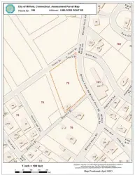  ?? City of Milford / Contribute­d photo ?? Laurel Beach Associatio­n is requesting the city of Milford to abandon a paper street located Stanley Street to Court Street.