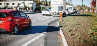  ?? FOTO: YLVA BERGMAN ?? KRÅNLIGT. Roddig trafiksitu­ation vid Islandstor­get