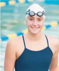  ?? STEPHEN M. DOWELL/ORLANDO SENTINEL ?? Oviedo state champion Sarah Beth Cathcart is the 2022 Orlando Sentinel girls Swimmer of the Year.