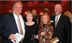  ?? NWA Democrat-Gazette/CARIN SCHOPPMEYE­R ?? Rusty and Anita Turner Giving. (from left) visit with Jennifer and Tom Stallbaume­r at Jewels of