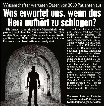 Was Erwartet Uns Wenn Das Herz Aufhort Zu Schlagen Pressreader