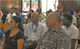  ?? Photo: Nicolette Chambers ?? Other participan­ts of the Financial Year 2022-2023 National Budget Consultati­ons at the Sugar Cane Growers Council Hall in Lautoka.