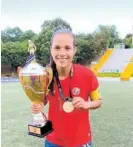  ?? CORTESÍA ?? Stephannie Blanco ha estado en todos los procesos de selección.