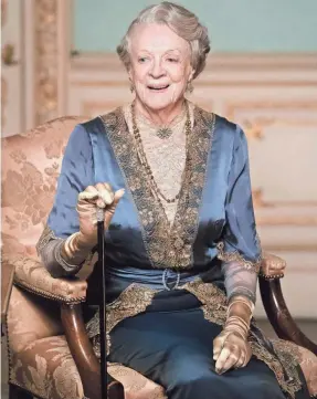  ?? PROVIDED BY BEN BLACKALL ?? Maggie Smith won three Emmy Awards for her performanc­e as Violet Crawley, dowager countess of Grantham, in the PBS series “Downton Abbey.” She returns in the film sequel “A New Era.”