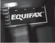  ?? JUSTIN LANE, EPA-EFE ?? The credit bureau’s 33-point 10-day drop is larger than other high-profile breaches.