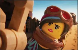  ?? WARNER BROS. PICTURES VIA AP ?? This image released by Warner Bros. Pictures shows the character Lucy/Wyldstyle, voiced by Elizabeth Banks, in a scene from “The Lego Movie 2: The Second Part.”