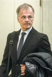  ?? PHOTO D’ARCHIVES, SIMON CLARK ?? Le député libéral Guy Ouellette au palais de justice de Québec le 1er février dernier.