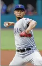  ?? RON SCHWANE / GETTY IMAGES ?? Starting pitcher Yu Darvish missed out on the All-Star game the last two seasons.