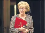  ??  ?? Andrea Leadsom chaired the working group.