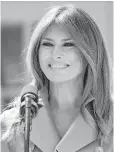  ?? Susan Walsh / Associated Press ?? Melania Trump likely will remain in the hospital for the rest of the week after treatment for a benign kidney condition.