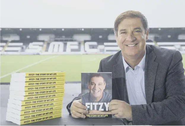  ?? PICTURE: MACDONALD MEDIA PUBLISHING ?? 0 Tony Fitzpatric­k at the launch of his autobiogra­phy at St Mirren Park. Below, Fitzpatric­k as Saints manager in 1998.