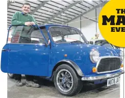  ??  ?? Pete Thomas, from Wolverhamp­ton, displayed his 1995 Mini Sprite in the show’s pride of ownership display. He’s owned the car for eight years and, Minilite-style alloy wheels apart, has kept it looking completely standard.