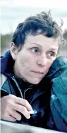  ??  ?? Frances McDormand triunfó como Mejor Actriz.