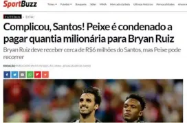  ?? C. DE PANTALLA ?? ¡Se complicó Santos! tituló el medio SportBuzz.