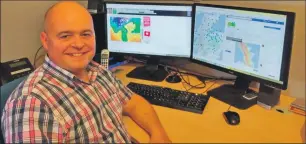  ??  ?? Lee Schofield has brought Facebook page Highlands and Islands Weather back from the ashes after it was hacked.