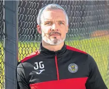  ??  ?? St Mirren boss Jim Goodwin.