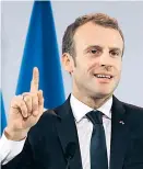  ?? Foto: AFP / Michel Euler ?? Frankreich­s junger Präsident hat „gelernt“, wie er beteuert.