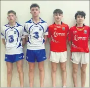  ?? ?? U16 Doubles - Diarmuid O’Connell and Cian Dunning from Cork defeated Daithi Colleran and Darragh Buckley, Waterford in the Munster 40x20 final.