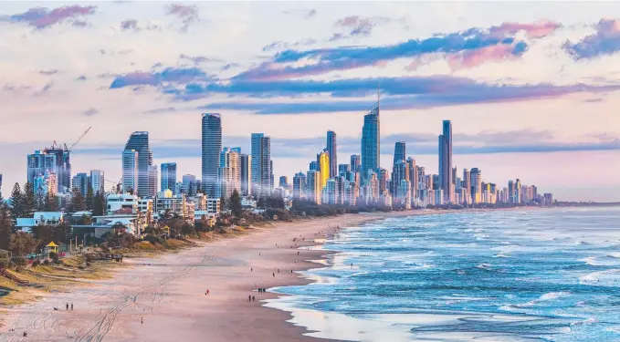  ?? Picture: @im_rowey ?? Winter scenes on the Gold Coast as the city marks the shortest day of the year today.