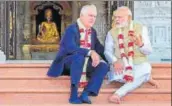  ??  ?? Prime Minister Narendra Modi with Aus PM Malcolm Turnbull.