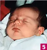  ??  ?? Sweetie: This tot was born in July 1999