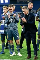  ?? REX ?? Empathy: Vardy and Puel at the end