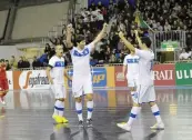  ??  ?? L’Italia durante l’ultima gara a Prato contro la Romania, nel 2013