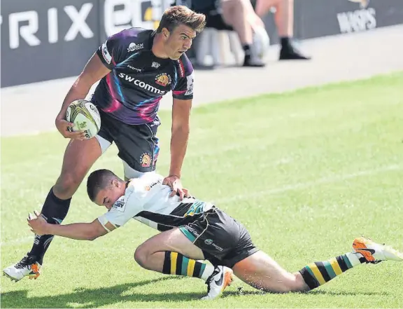  ?? Picture: Getty Images. ?? Exeter lock and new Scotland squad member Sam Skinner is mobile enough to play sevens rugby effectivel­y.