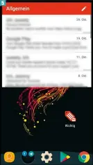  ??  ?? Tipp 5: Gmail-Widgets sorgen für Überblick und fungieren auch als Erinnerung, E-Mails nicht allzu lange aufzuschie­ben.