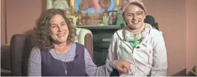  ?? CZ POST/HULU ?? Patricia Arquette, left, is Dee Dee Blanchard and Joey King stars as Gypsy Rose Blanchard in “The Act,” a tale of faked illness and murder.