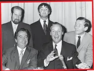  ??  ?? ■ PALS: On Just A Minute with Clement Freud, Ian Messiter, Derek Nimmo and Kenneth Williams