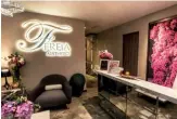  ??  ?? (Left) Plush and cosy, Freia Aesthetics' decor puts you at ease from the moment you enter the medispa.