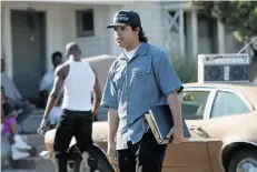  ?? JAIMIE TRUEBLOOD/UNIVERSAL PICTURES/THE ASSOCIATED PRESS ?? O’Shea Jackson Jr. stars as his real-life father, Ice Cube, in the film, Straight Outta Compton, out on Friday.
