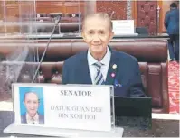  ??  ?? GUAN DEE: Gantikan Datuk Seri Dr. Jeffrey Kitingan sebagai Timbalan Menteri Pelanconga­n, Seni dan Budaya yang baharu.