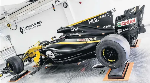  ?? FOTOS: RENAULT SPORT RACING/DIVULGAÇÃO ?? Simuladore­s reproduzem as ondulações de todas as pistas do calendário do mundial