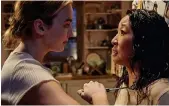  ??  ?? Killing Eve: Jodie Comer and Sandra Oh