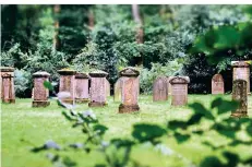  ?? RP-AF ?? So sieht der jüdische Friedhof am Blomeriche­r Weg aus. Demnächst soll es dort eine Infotafel geben.