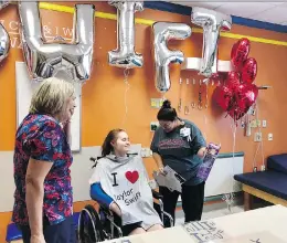  ?? THE CANADIAN PRESS ?? Tiffany Kleinschmi­dt ofWaterfor­d, Mich., will be attending Taylor Swift’s concert on Tuesday in Detroit after Granby nurse Laken Tiller donated her tickets to the Children’s Hospital of Michigan.