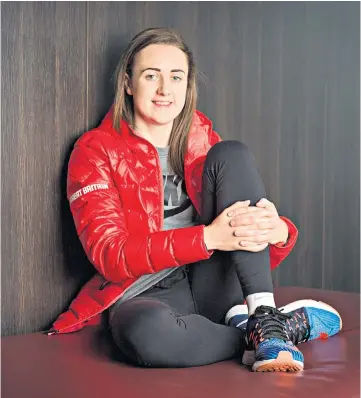  ??  ?? Fully focused: Laura Muir has qualified as a veterinary surgeon and can now dedicate her attentions to being a full-time athlete