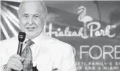  ?? CRISTOBAL HERRERA/STAFF FILE PHOTO ?? John J. Brunetti Sr., who built a fortune in the constructi­on business, owned Hialeah Park since 1977.