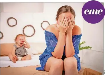  ?? ?? AYUDA. La maternidad se asocia a una época feliz y las mujeres que necesitan, no piden ayuda.