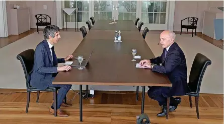  ?? 20MIN/TAREK EL SAYED ?? Bundesrat und Finanzmini­ster Ueli Maurer empfing 20 Minuten zum Interview in Bern.
