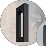  ??  ?? Black beauty From Stegbar comes what may well be the last piece of the bathroom-update puzzle. The release of the new Jett range of matt black shower-screen hardware (above) means you can have your shower door match other black fixtures in the room....