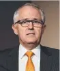  ??  ?? Malcolm Turnbull.