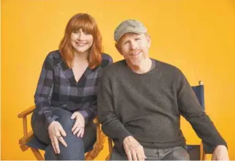  ?? APPLE TV+ ?? Bryce Dallas Howard et son père Ron Howard