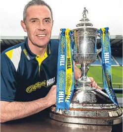  ?? SNS. Picture: ?? David Weir knows Rangers will have to pull out all the stops to earn a chance to get their hands on the Scottish Cup.