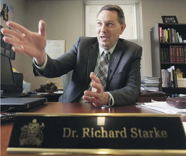  ?? DAVID BLOOM ?? Alberta Progressiv­e Conservati­ve leadership candidate Richard Starke says “taxation is like surgery. Sometimes you have to have it whether you want it or not, and what we’re taught with surgery is that if the patient is strong and the surgeon is...